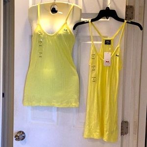 N/W/T Yellow Le Tigre Stretchy Tank Top